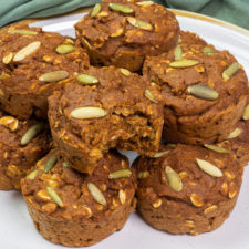 Pumpkin Ginger Breakfast Muffins