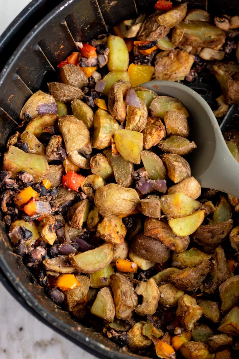 Vegan Air Fryer Breakfast Potatoes Entrees ZardyPlants