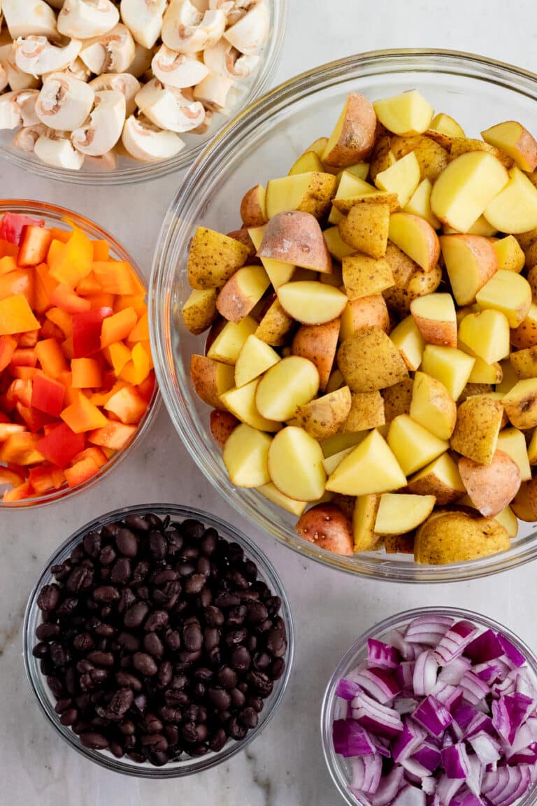 Vegan Air Fryer Breakfast Potatoes Entrees ZardyPlants