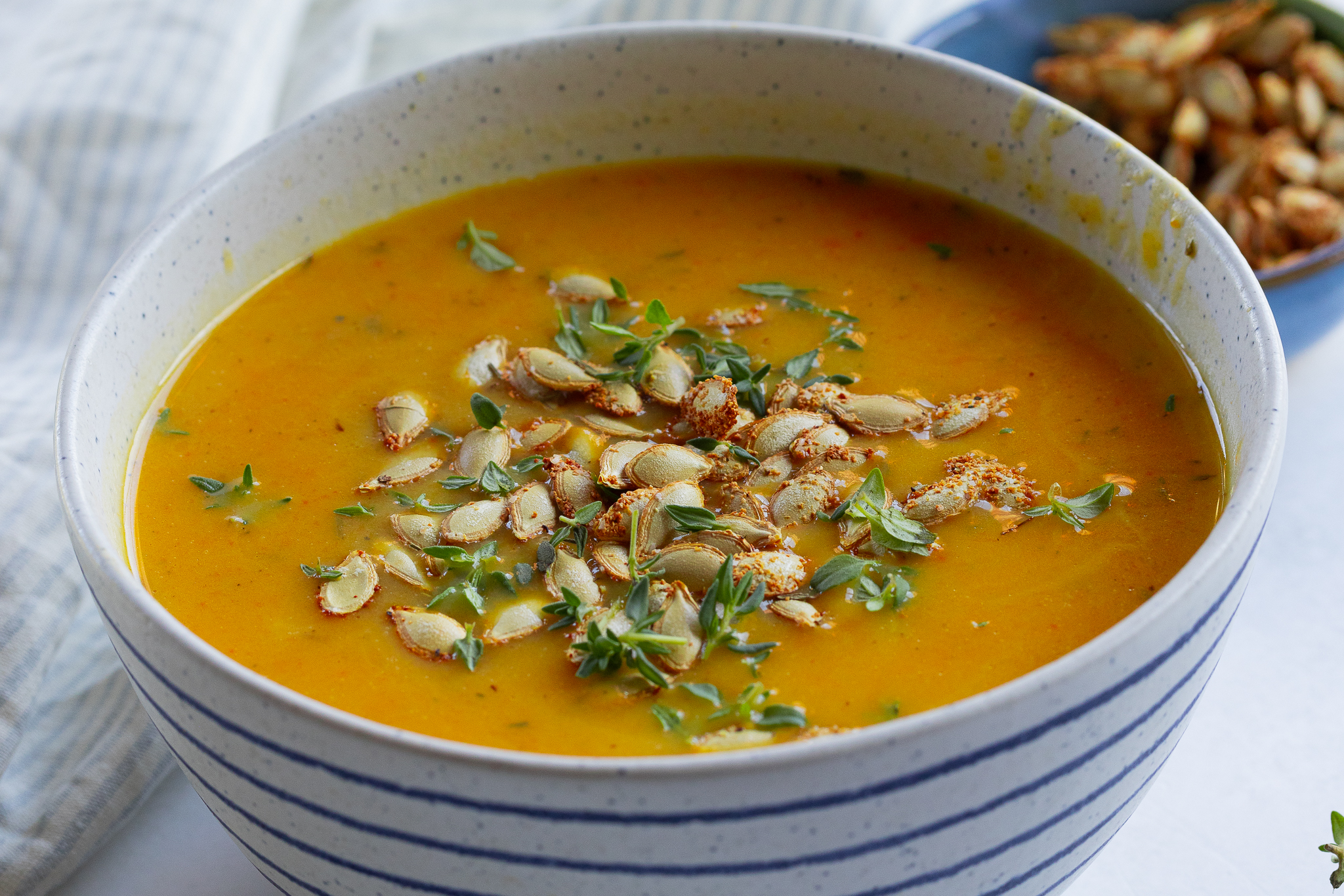 Vegan Butternut Squash Carrot Ginger Soup