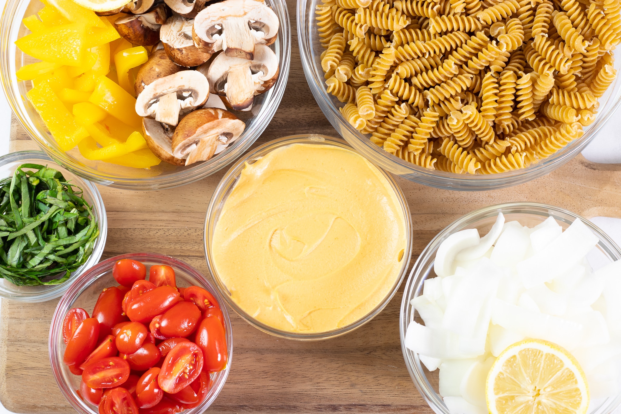 IMG_4804 Hummus Pasta Salad Ingredients