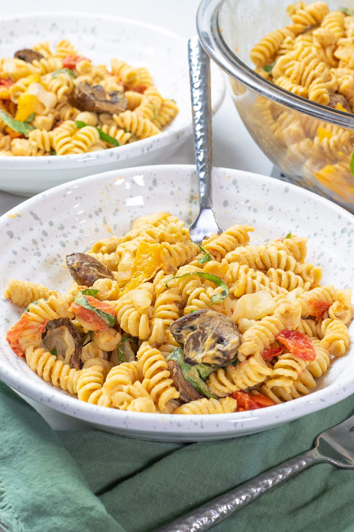 Pasta Salad With Hummus And Roasted Vegetables Zardyplants