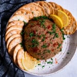 Vegan Pate on a plate