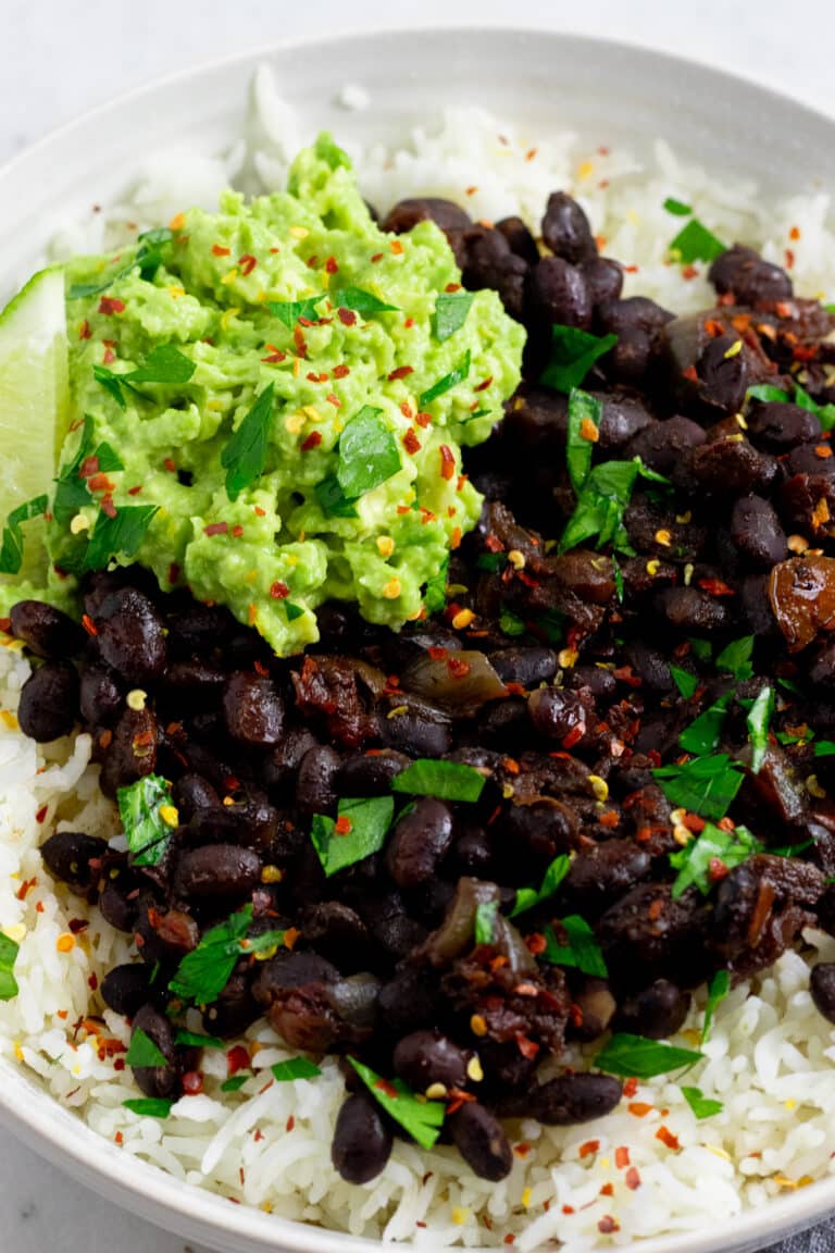 Vegan Instant Pot Black Beans and Rice ZardyPlants