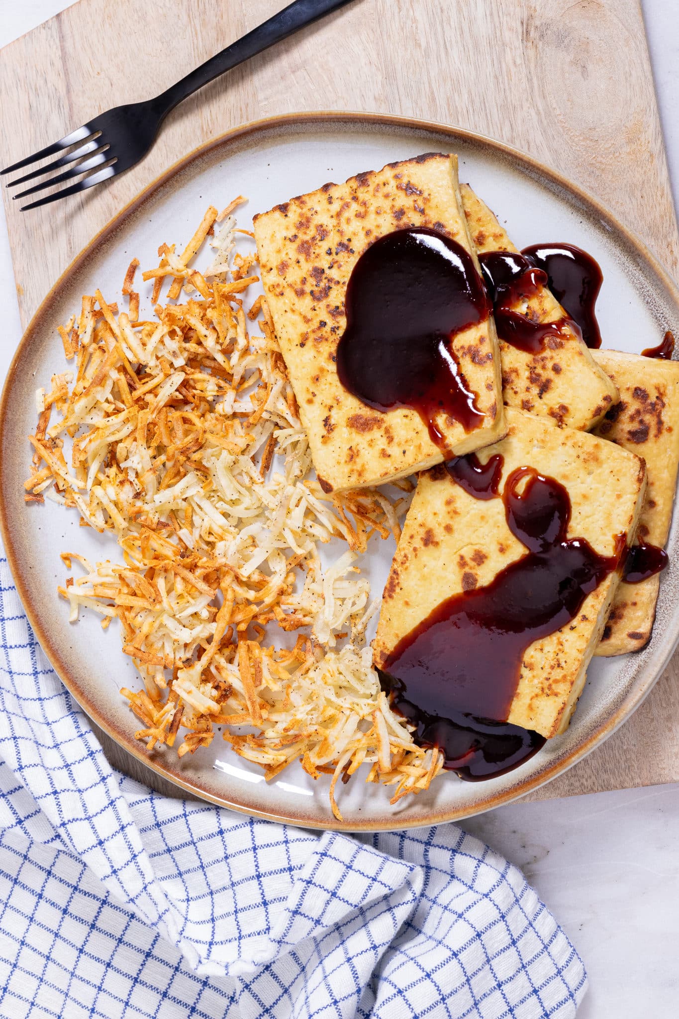 Tofu Steak and Potatoes | Vegan Struggle Meals - ZardyPlants