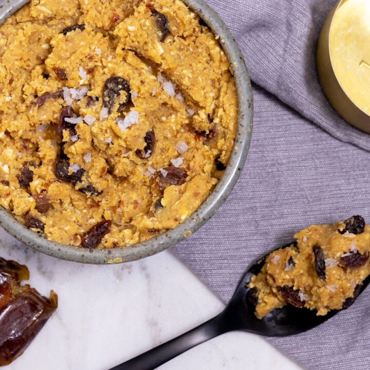 Healthy Oatmeal Raisin Vegan Edible Cookie Dough ZardyPlants