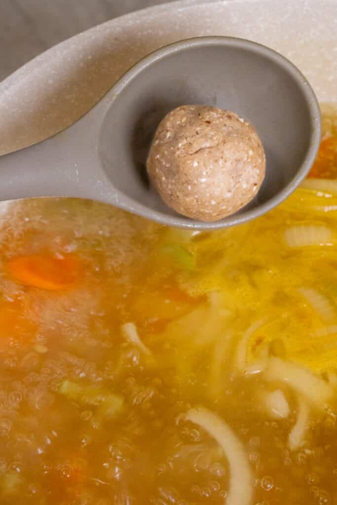 Vegetarian Matzo Ball Soup - Courtney's Sweets