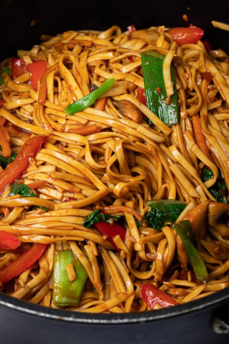 15 Minute Vegan Veggie Lo Mein Entrees ZardyPlants