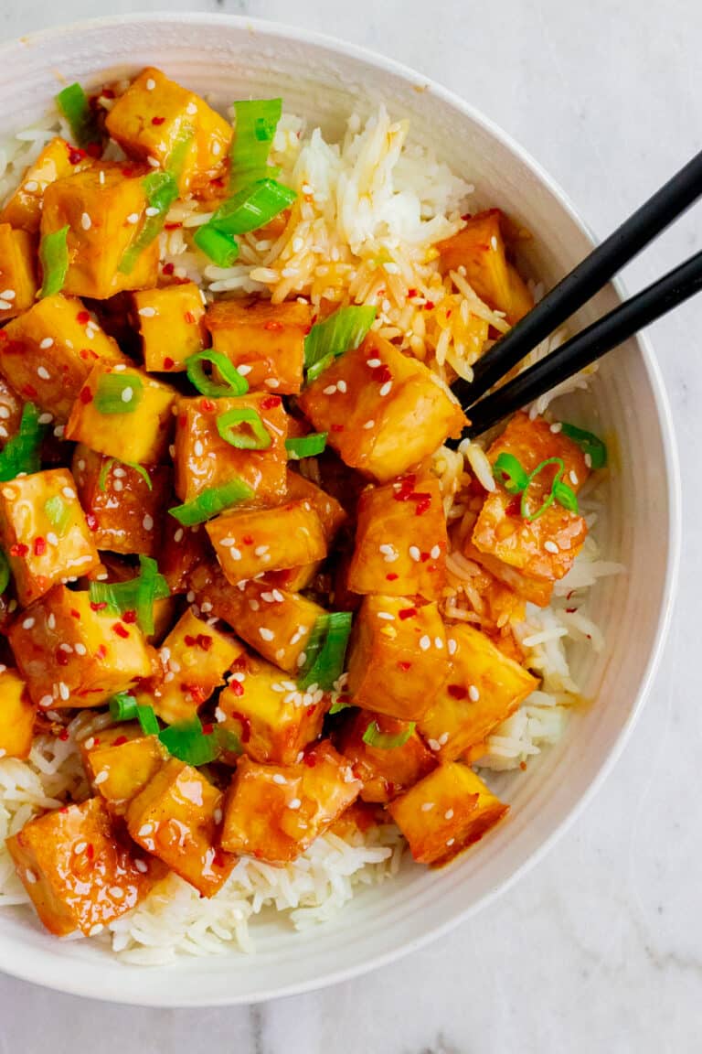 vegan orange chicken