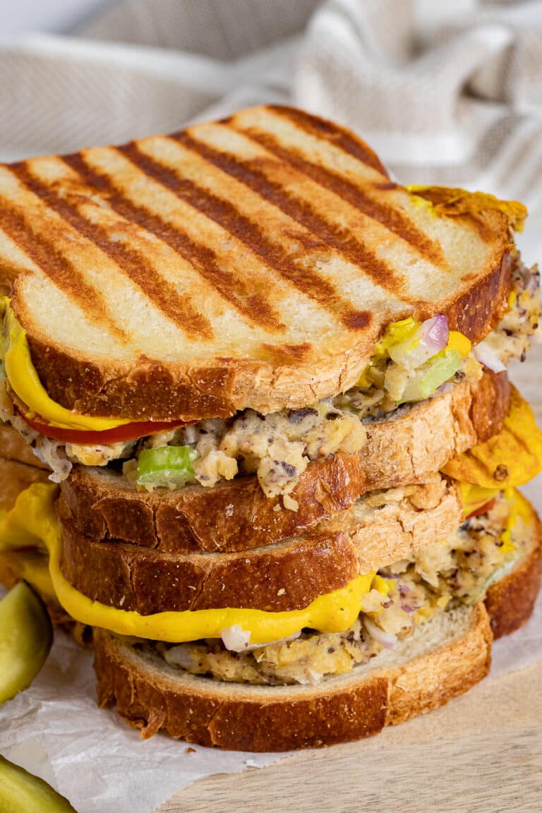 Easy Vegan Tuna Melt Sandwiches Entrees ZardyPlants
