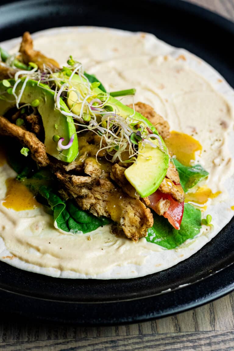 Vegan Honey Mustard Chicken Wraps ZardyPlants