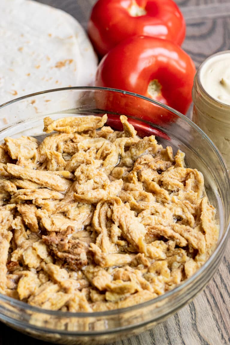 Vegan Honey Mustard Chicken Wraps ZardyPlants