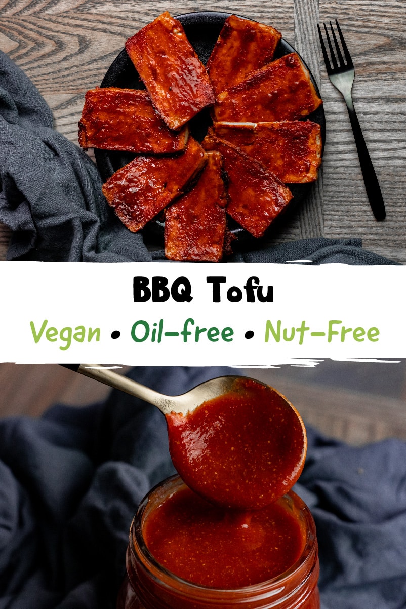Baked BBQ Tofu - Vegan and Oil-free Recipes - ZardyPlants