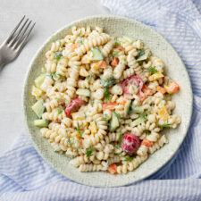 Vegan Ranch Pasta Salad