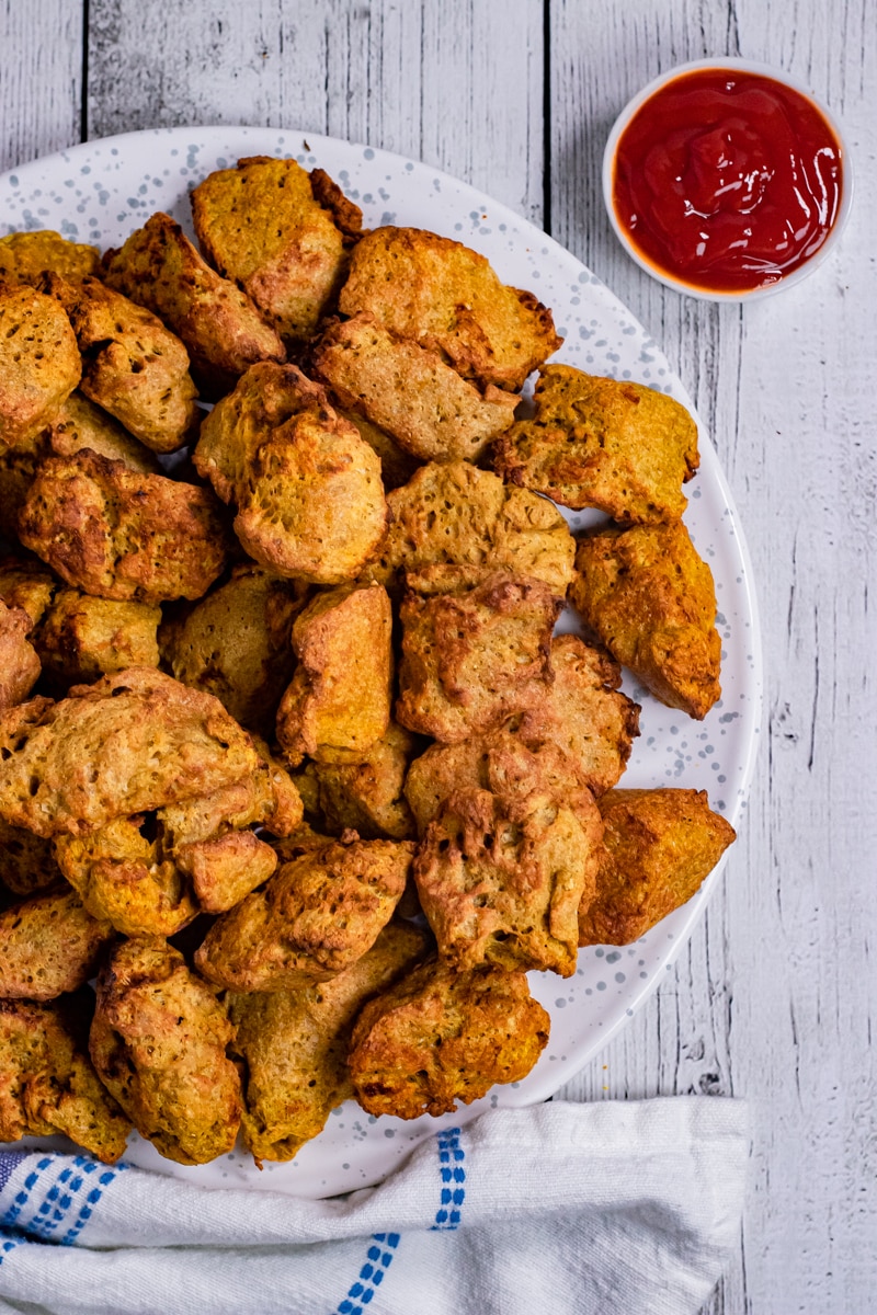 Seitan Chicken Nuggets Vegan and Oilfree Recipes ZardyPlants