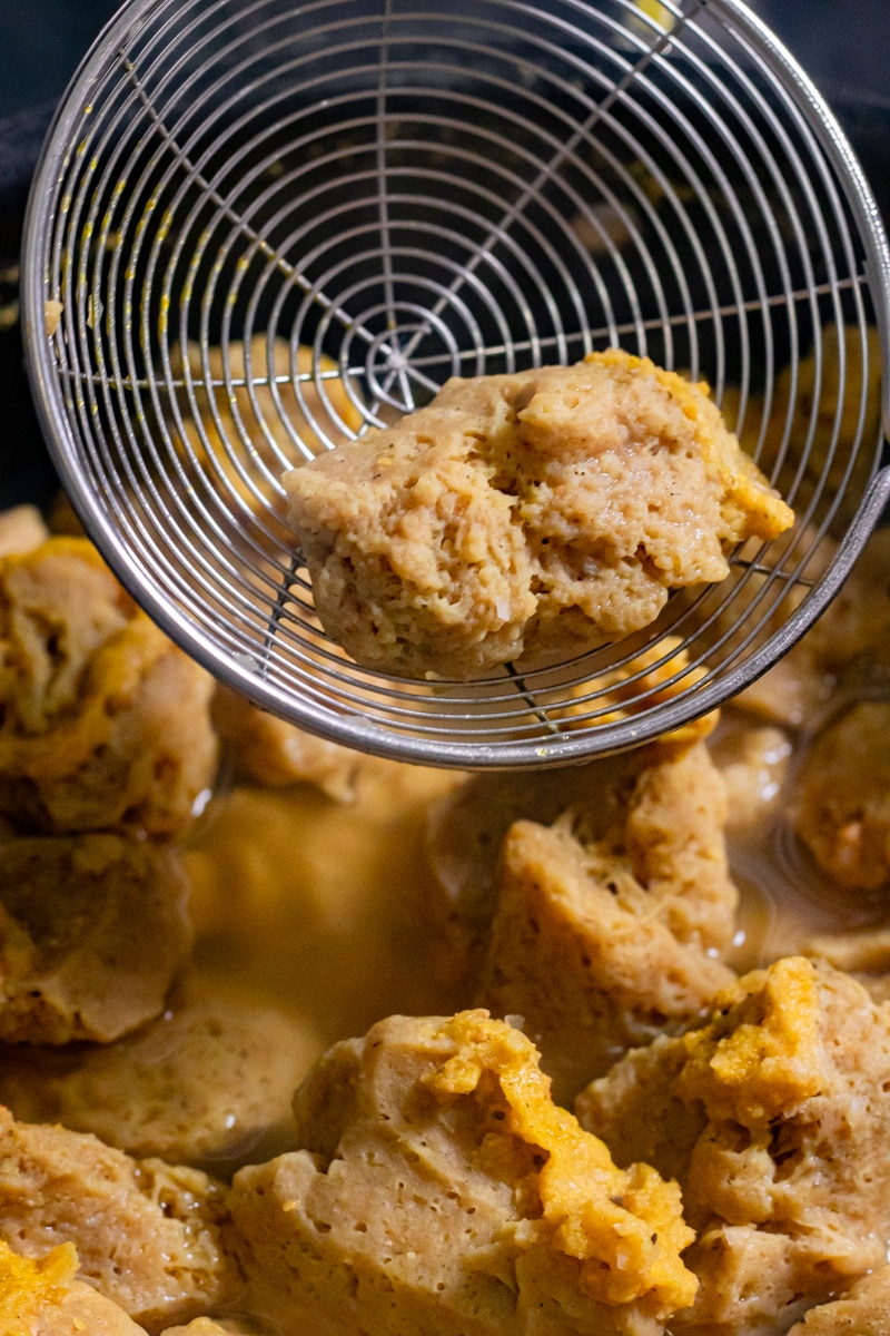 Seitan Chicken Nuggets Vegan and Oilfree Recipes ZardyPlants