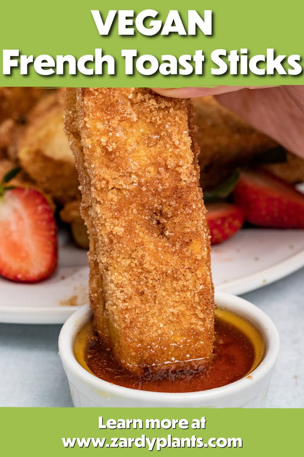 Vegan French Toast Sticks Vegan and Oilfree Recipes ZardyPlants