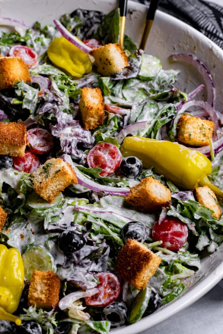 Vegan Italian Salad - Vegan and Oil-free Recipes - ZardyPlants