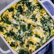 Vegan Spinach Noodle Kugel