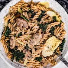 Kale Mushroom Pasta