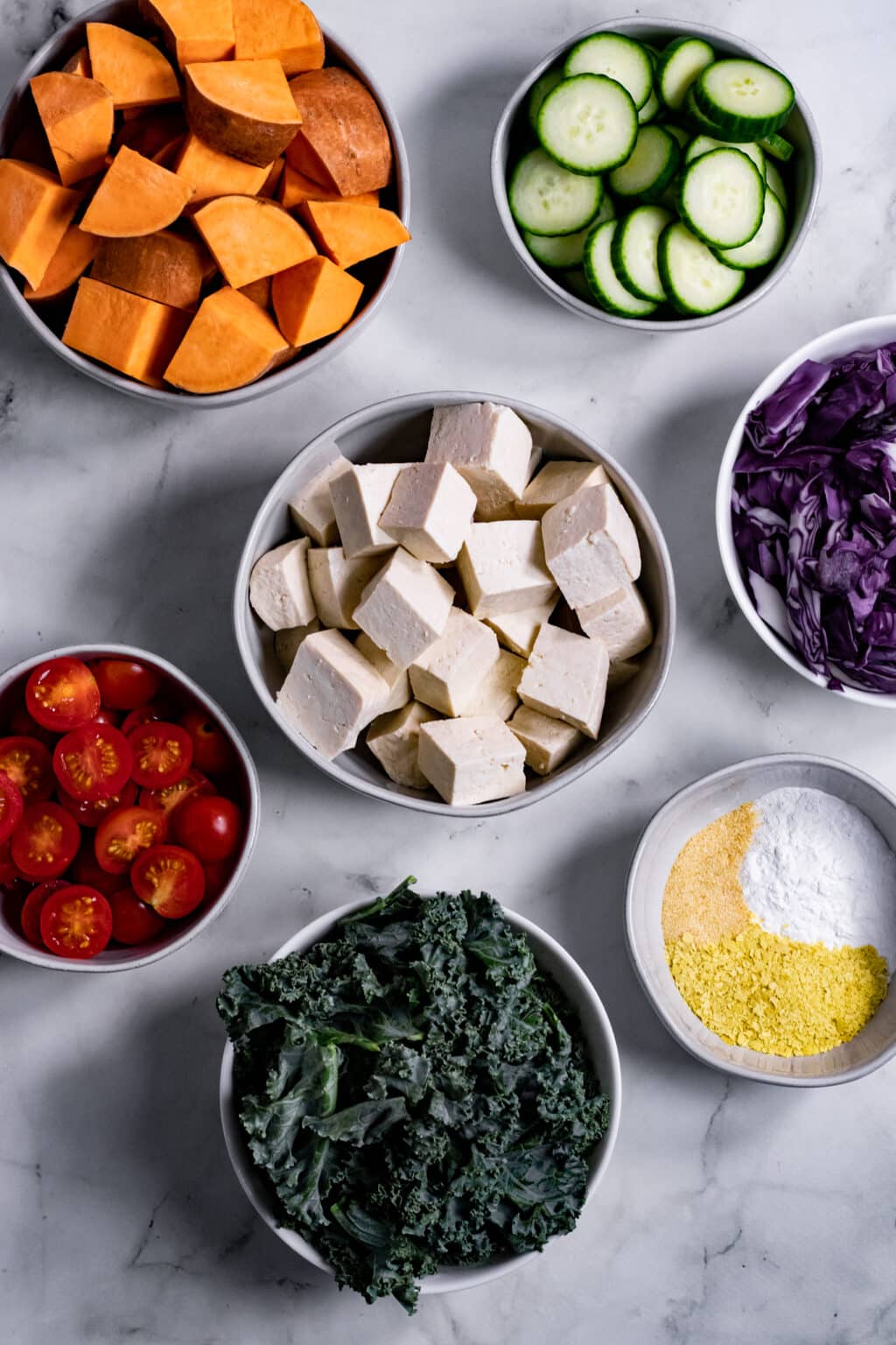 Tofu Buddha Bowl - Vegan and Oil-free Recipes - ZardyPlants