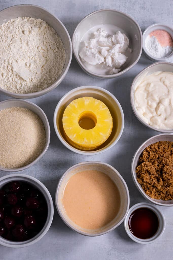 Ingredients for the cake