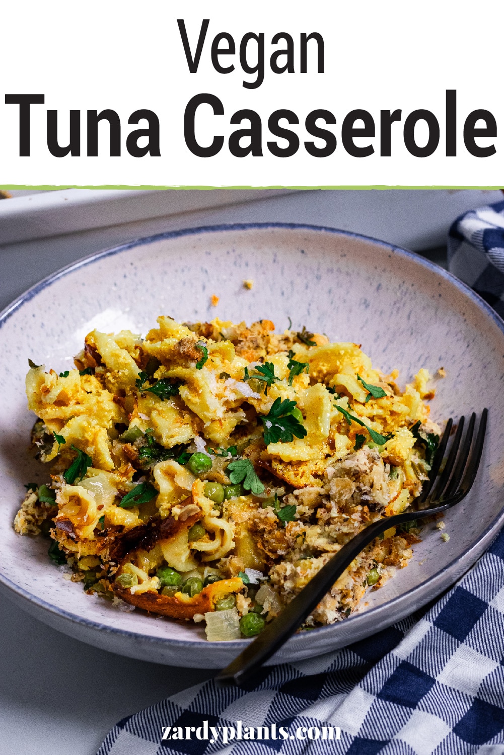 Vegan Tuna Casserole Vegan and Oilfree Recipes ZardyPlants