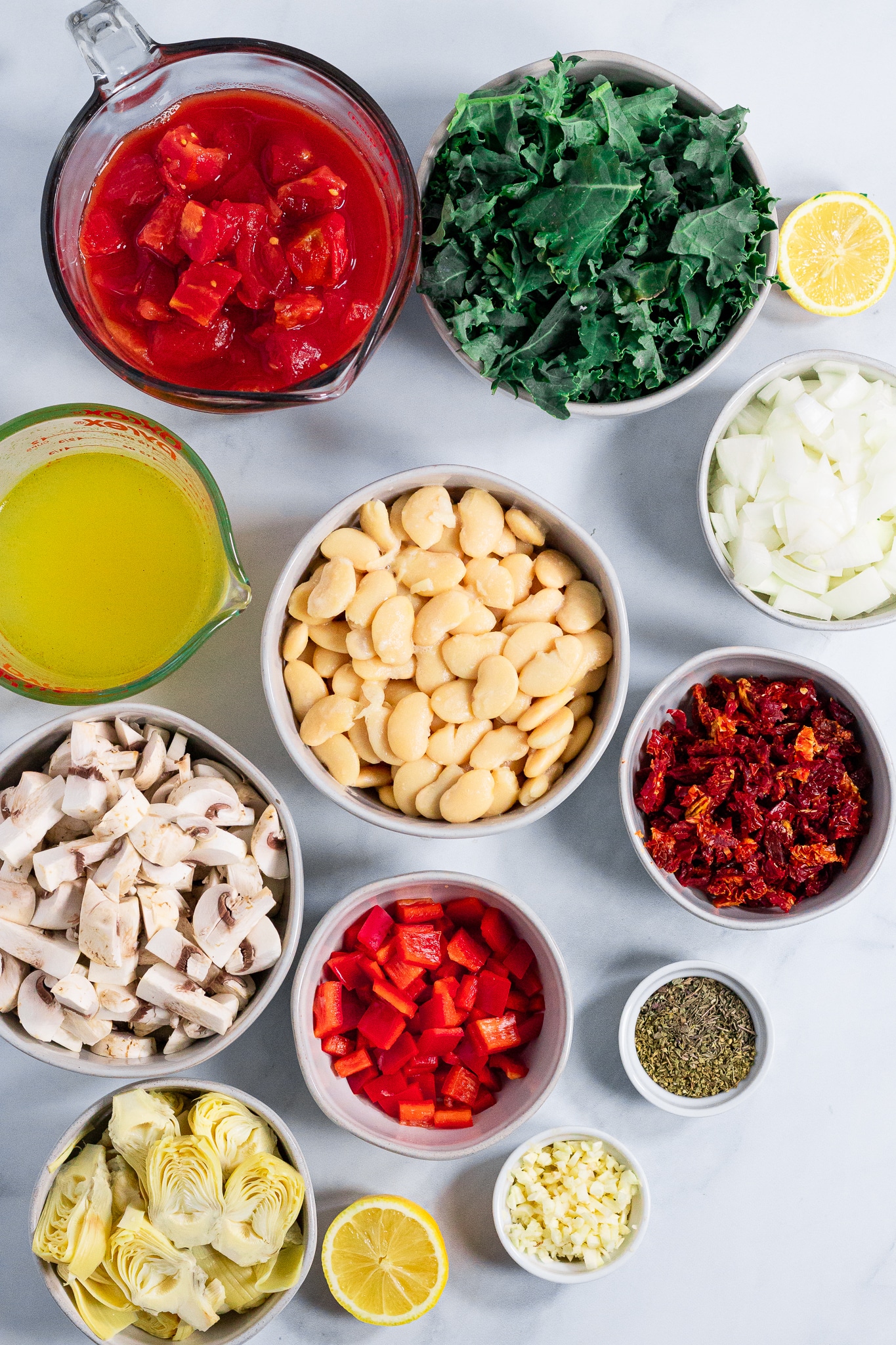 Vegan Tuscan Butter Bean Ragout Entrees ZardyPlants