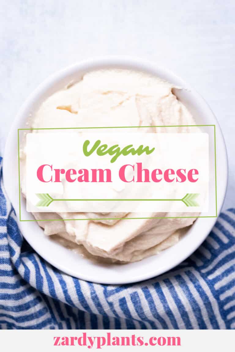 Tofu Cream Cheese Vegan and Oilfree Recipes ZardyPlants