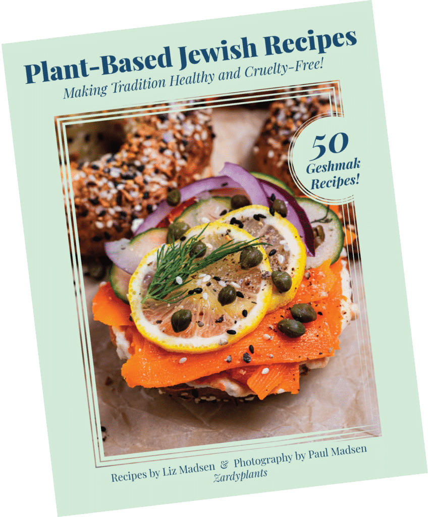 Book cover for Plant-Based Jewish Recipes