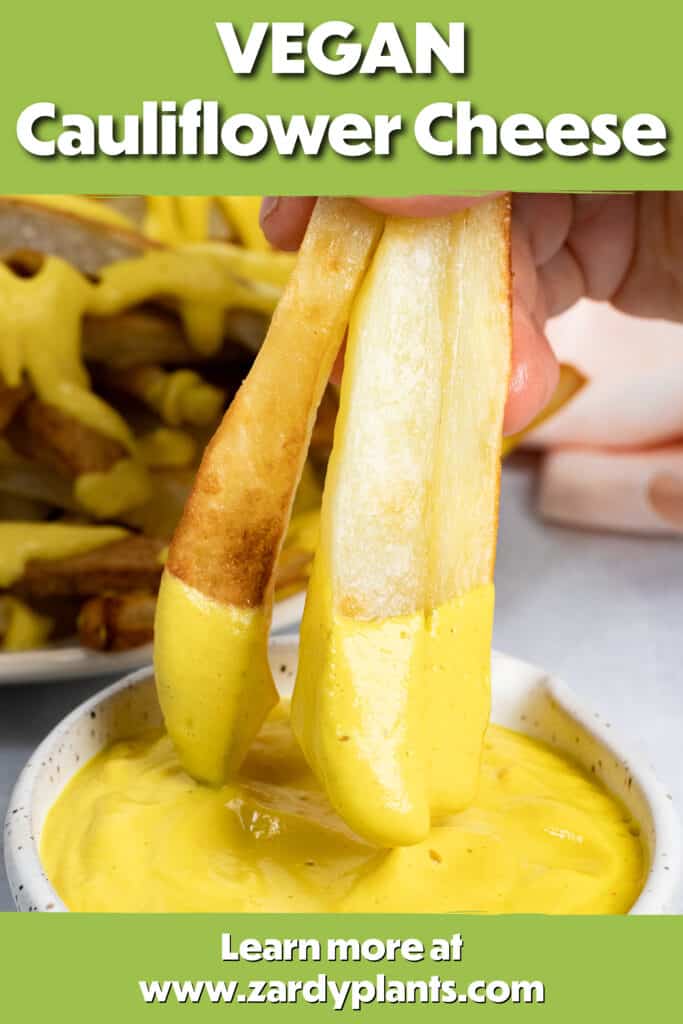 Pinterest image for the cheese sauce