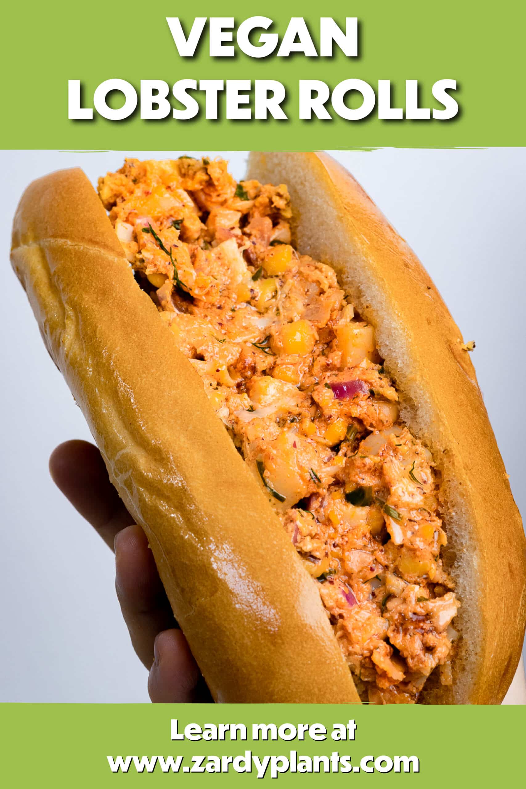 Vegan Lobster Roll Vegan and Oilfree Recipes ZardyPlants