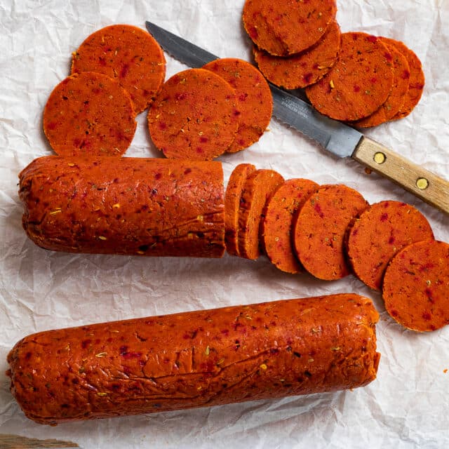 Vegan Pepperoni Vegan and Oilfree Recipes ZardyPlants