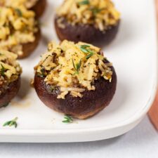 Vegan Stuffed Mushrooms