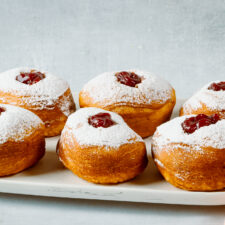 Easy Vegan Sufganiyot (Jelly Donuts)