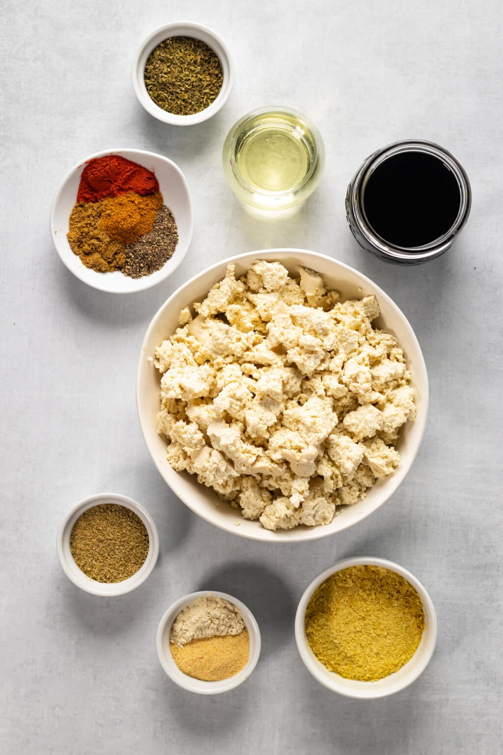Vegan Sausage Crumbles (Tofu Based) - Ingredients - ZardyPlants