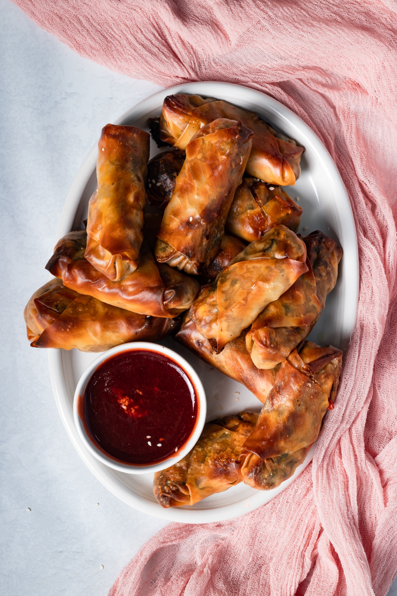 Vegan Egg Rolls - Vegan and Oil-free Recipes - ZardyPlants