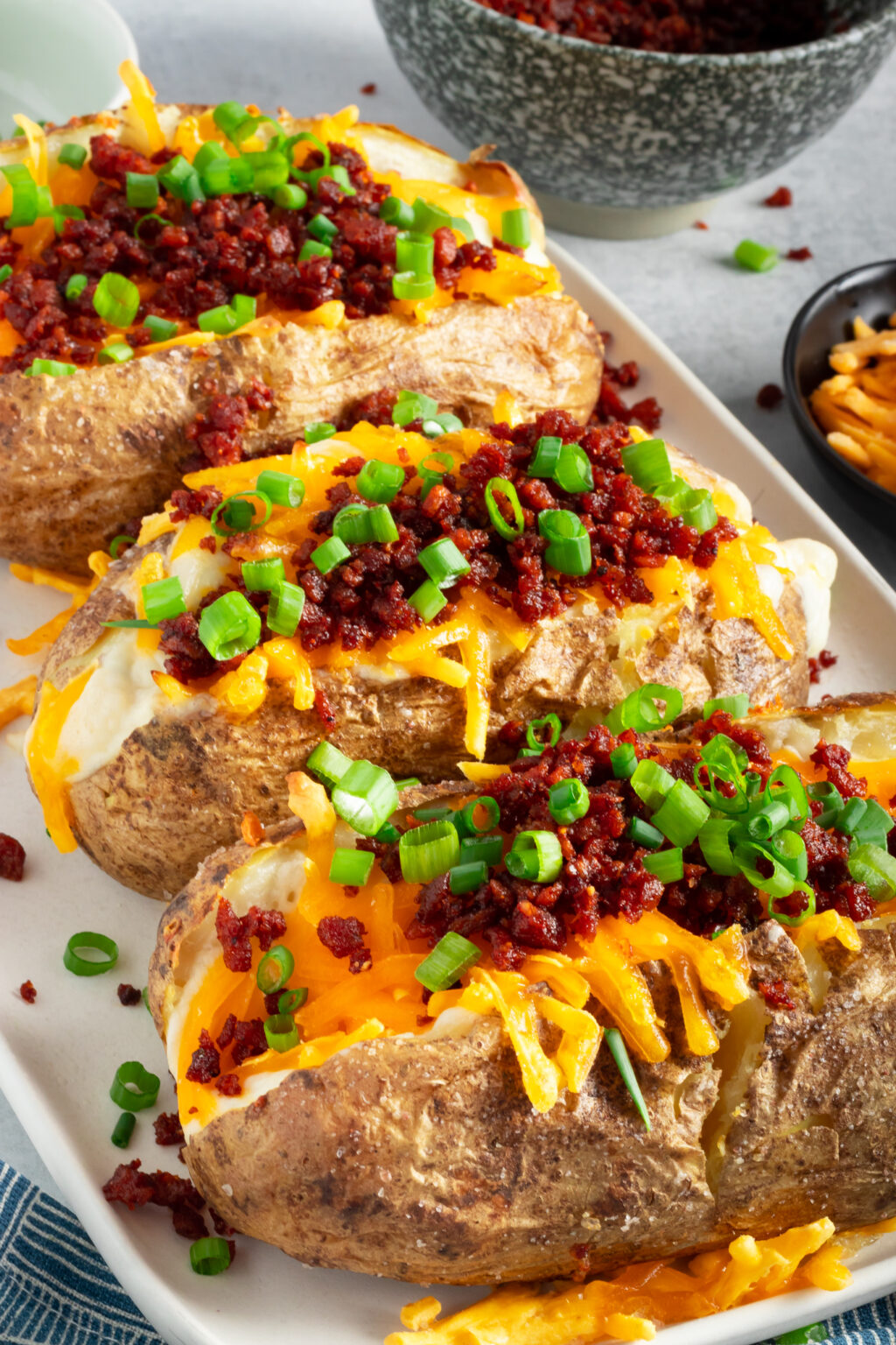 Vegan Baked Potato (Loaded and Delicious) Entrees ZardyPlants