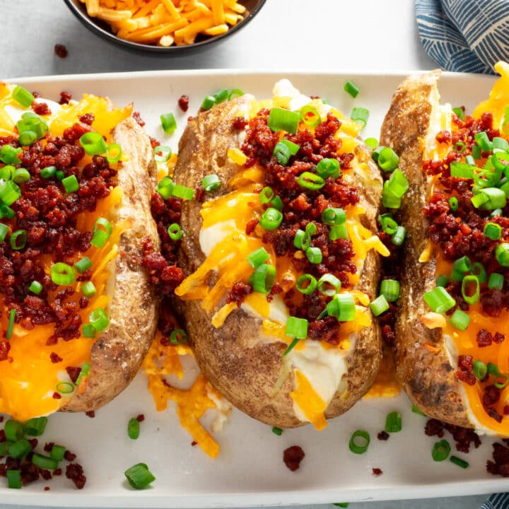 Vegan Baked Potato (Loaded and Delicious) Entrees ZardyPlants