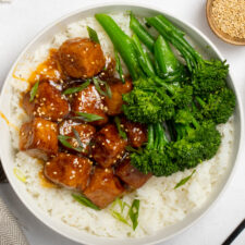 Honey Garlic Tofu (Vegan)-image