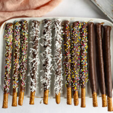 Vegan Chocolate Covered Pretzels