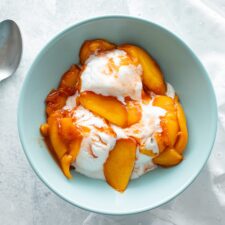 Caramelized Peaches