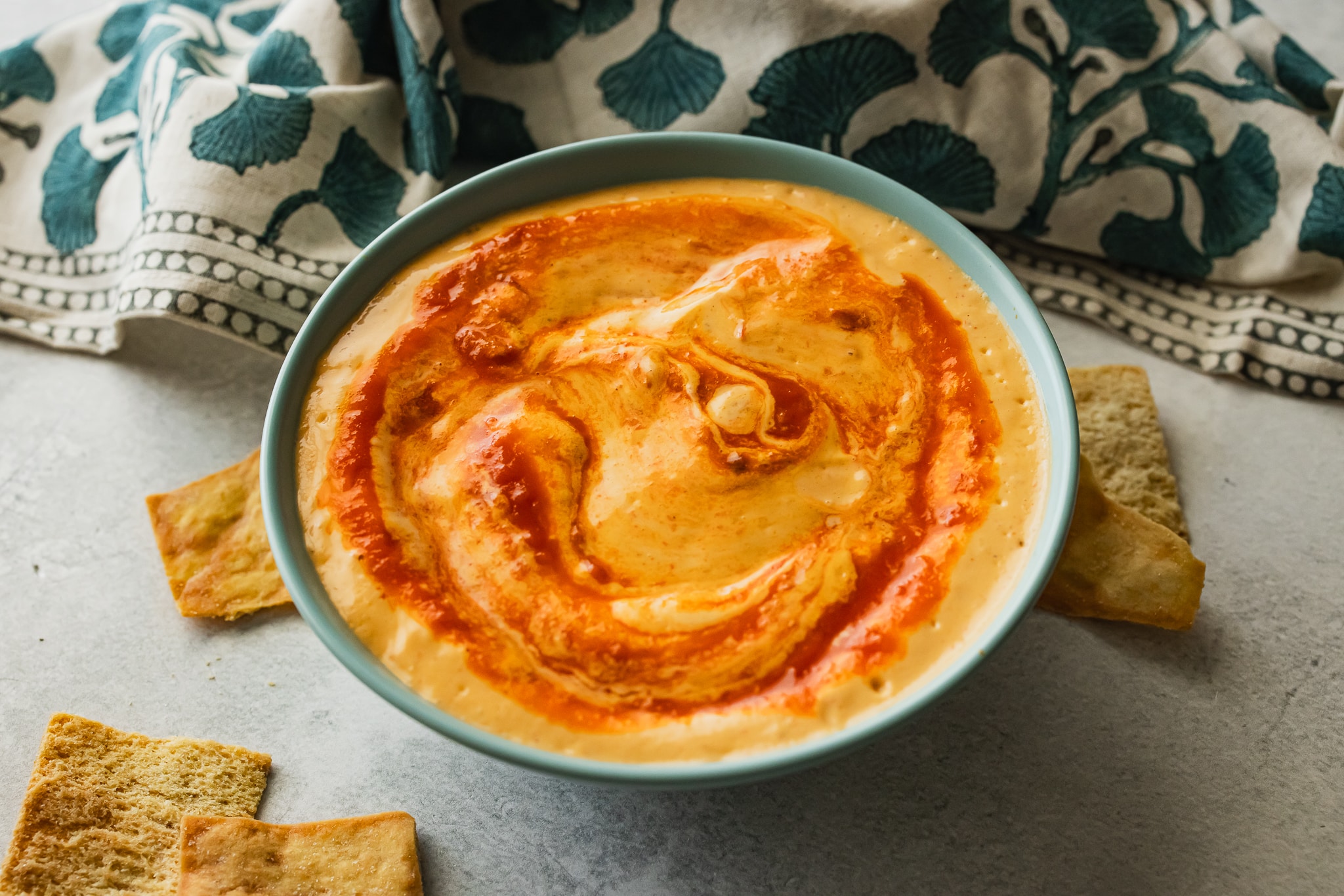 Spicy Harissa Whipped Tofu Dip - ZardyPlants