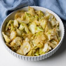 Easy Sautéed Cabbage with Garlic (Healthy Recipe)